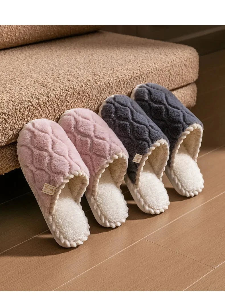 Chaussons Femme Hiver | Confort en Coton Moelleux