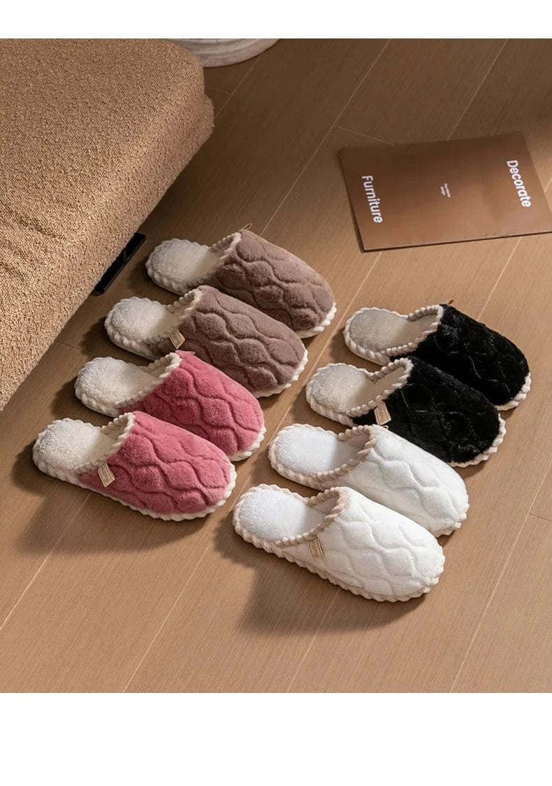 Chaussons Femme Hiver | Confort en Coton Moelleux