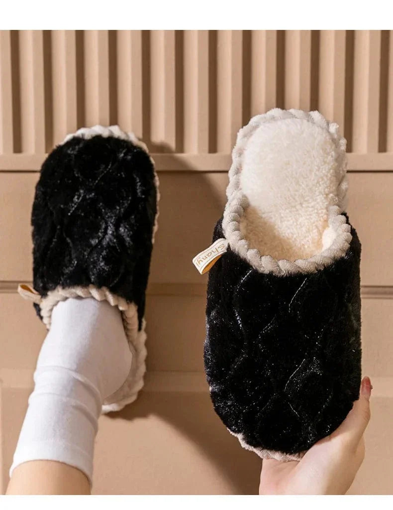 Chaussons Femme Hiver | Confort en Coton Moelleux