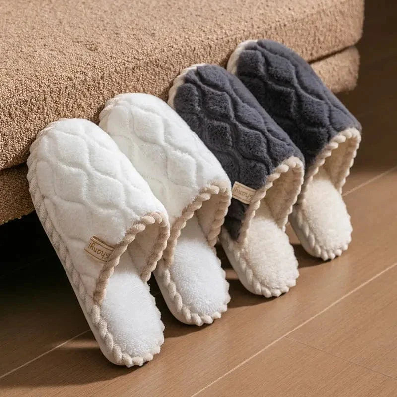 Chaussons Femme Hiver | Confort en Coton Moelleux