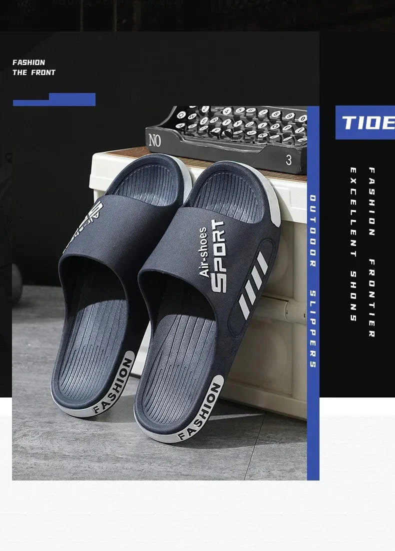 Chaussons d'été pour hommes | Tongs PVC antidérapantes Premium