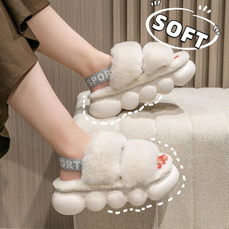 Chaussons en Fourrure Élégance