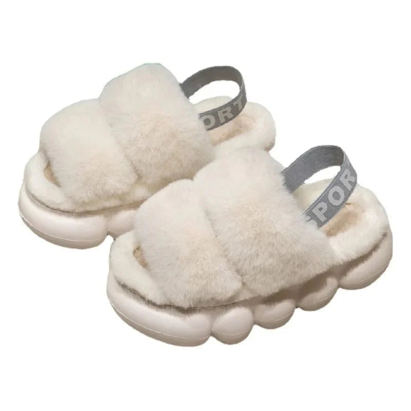 Chaussons en Fourrure Élégance