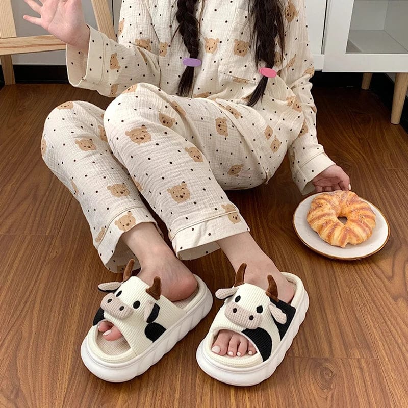 Claquettes Pantoufles Vache Chic