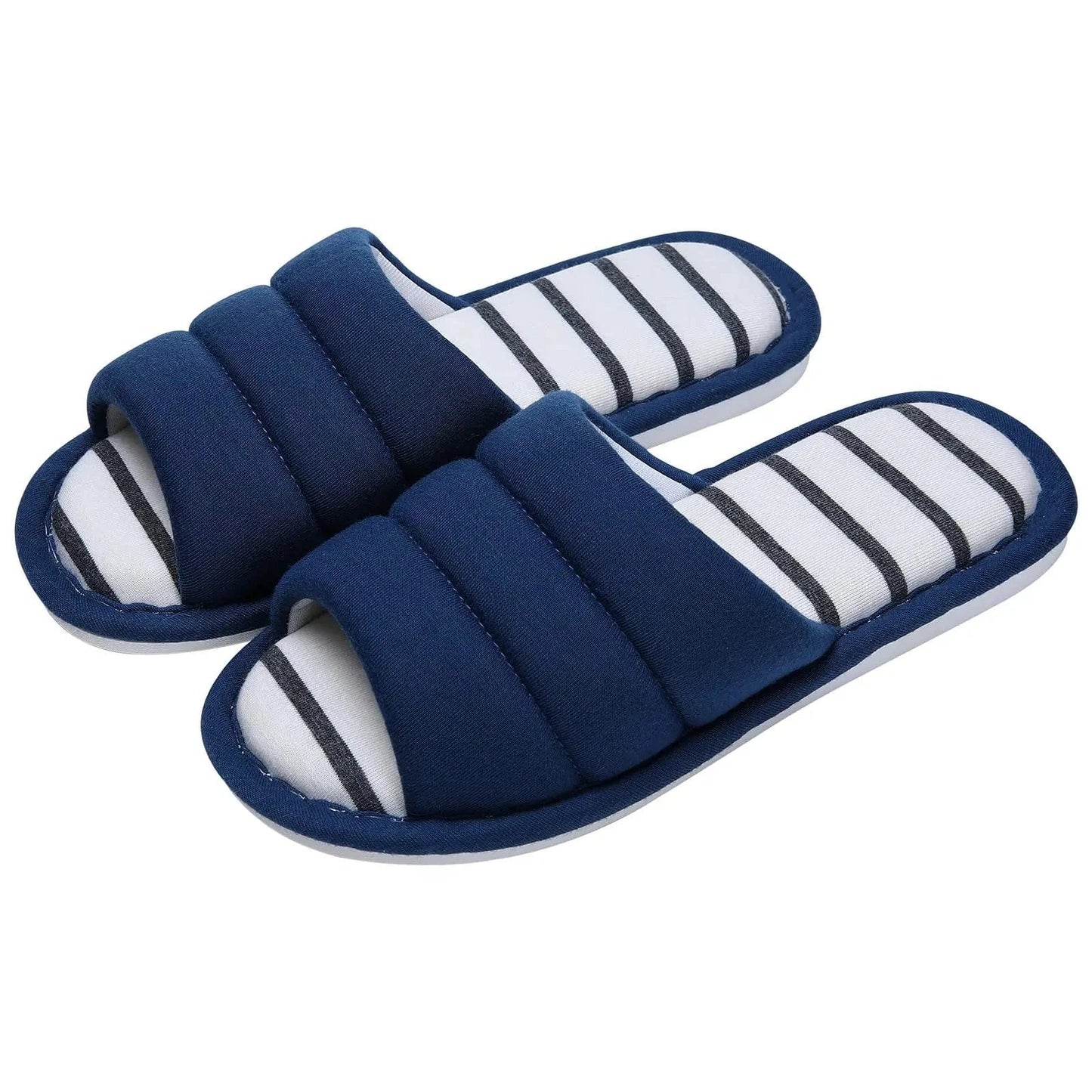 Chaussons Femme Luxe | Coton Ouvert Élégant
