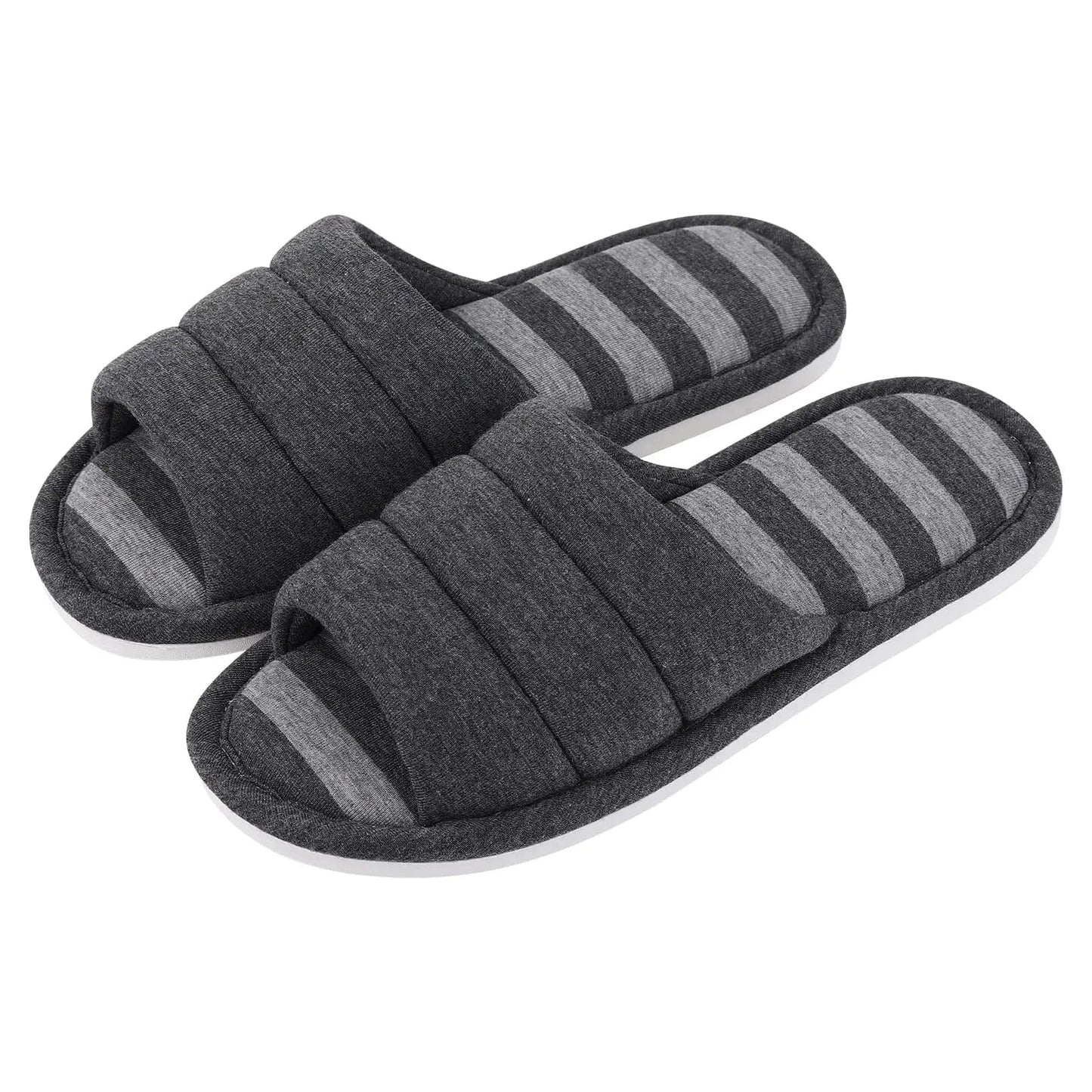 Chaussons Femme Luxe | Coton Ouvert Élégant