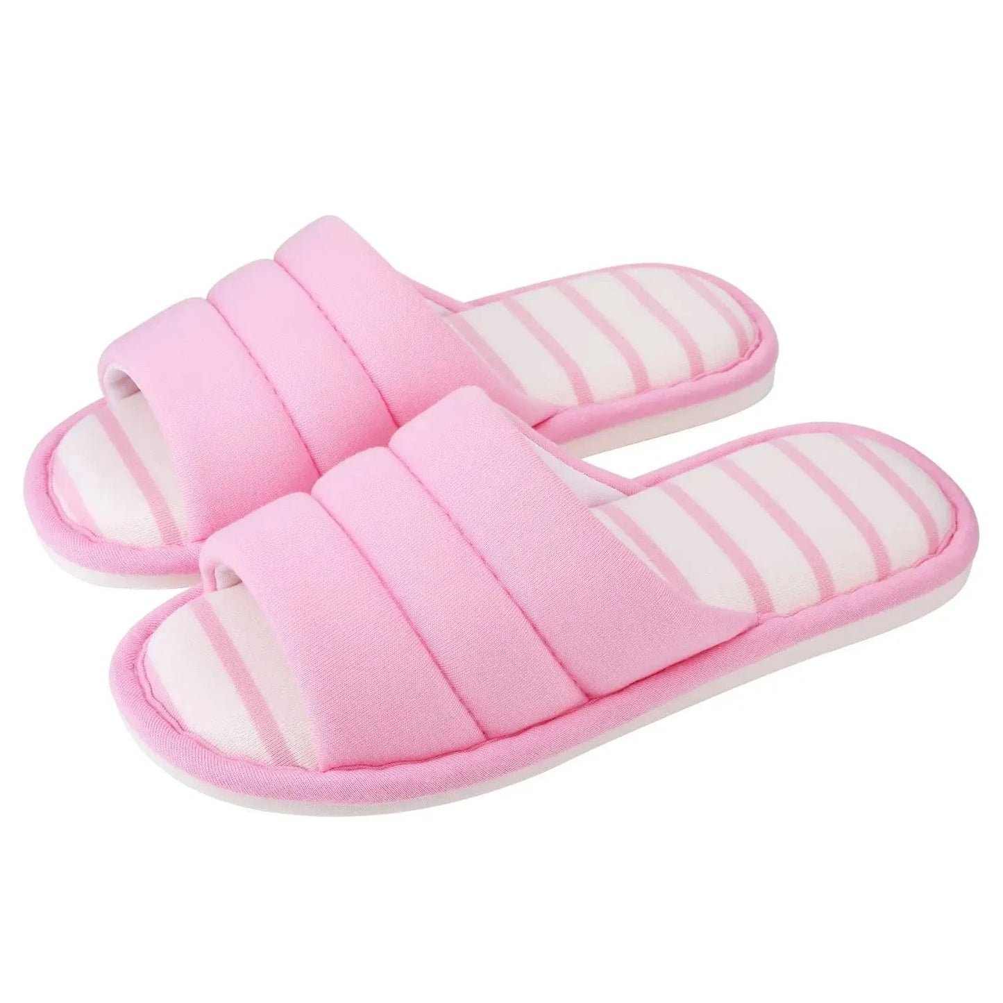 Chaussons Femme Luxe | Coton Ouvert Élégant