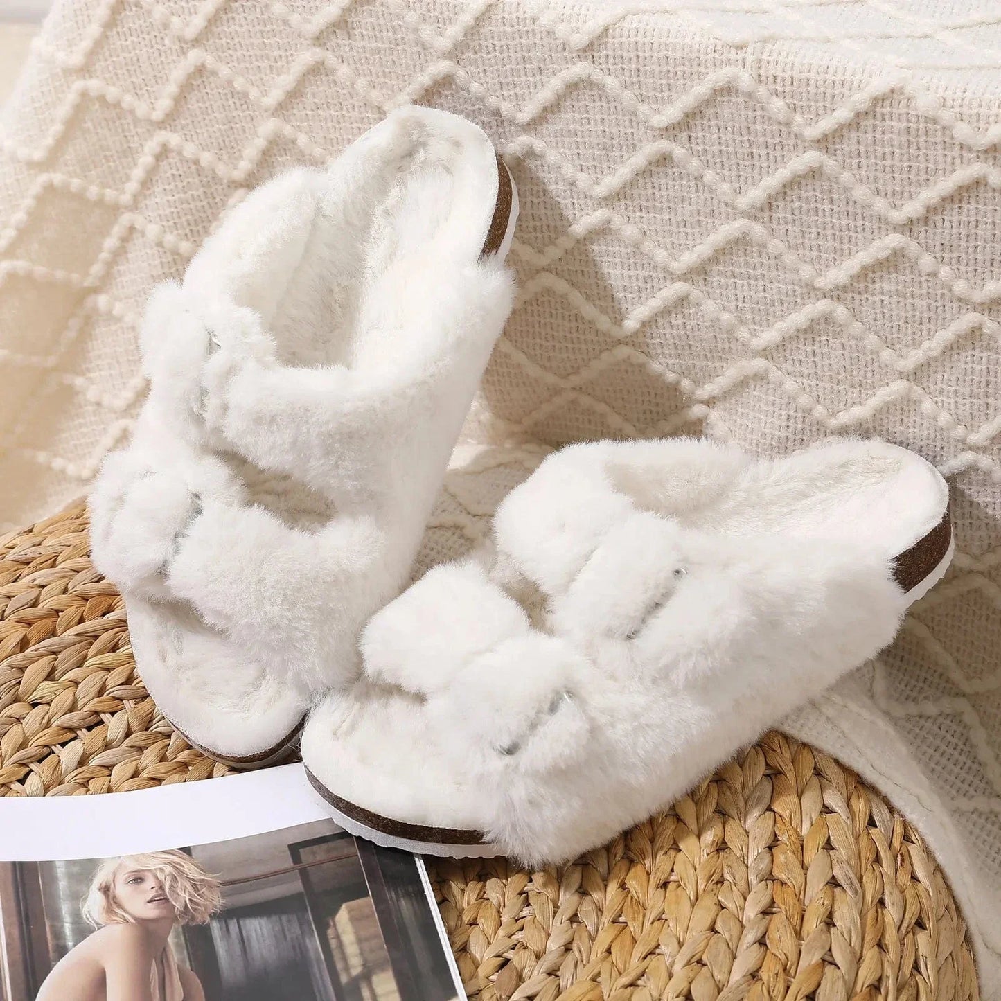 Chaussons Chauds Femme - Confort et Élégance