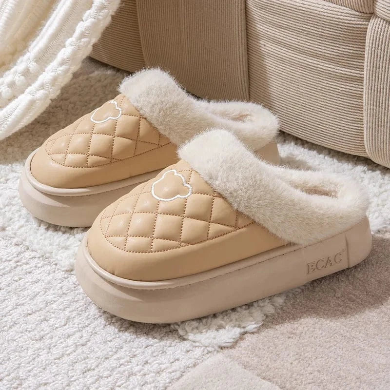 Chaussons en Cuir Élégance