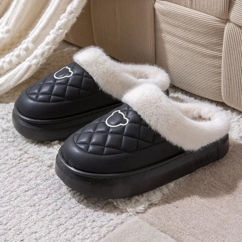 Chaussons en Cuir Élégance