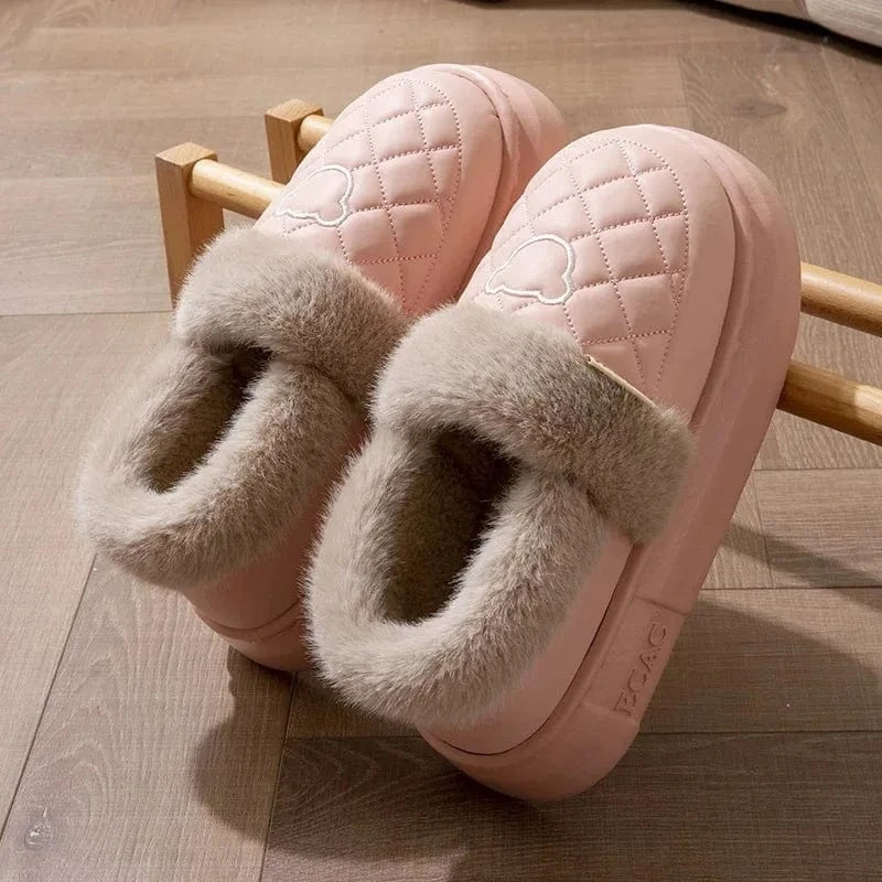 Chaussons en Cuir Élégance