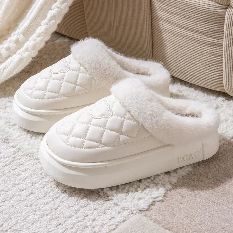 Chaussons en Cuir Élégance
