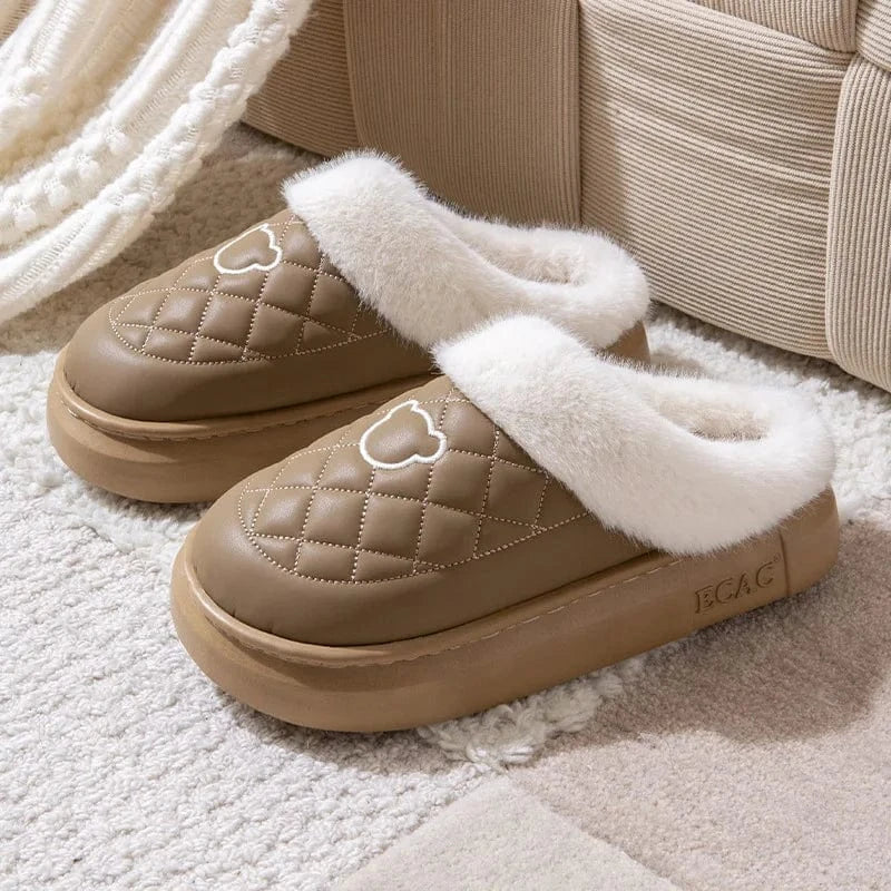 Chaussons en Cuir Élégance