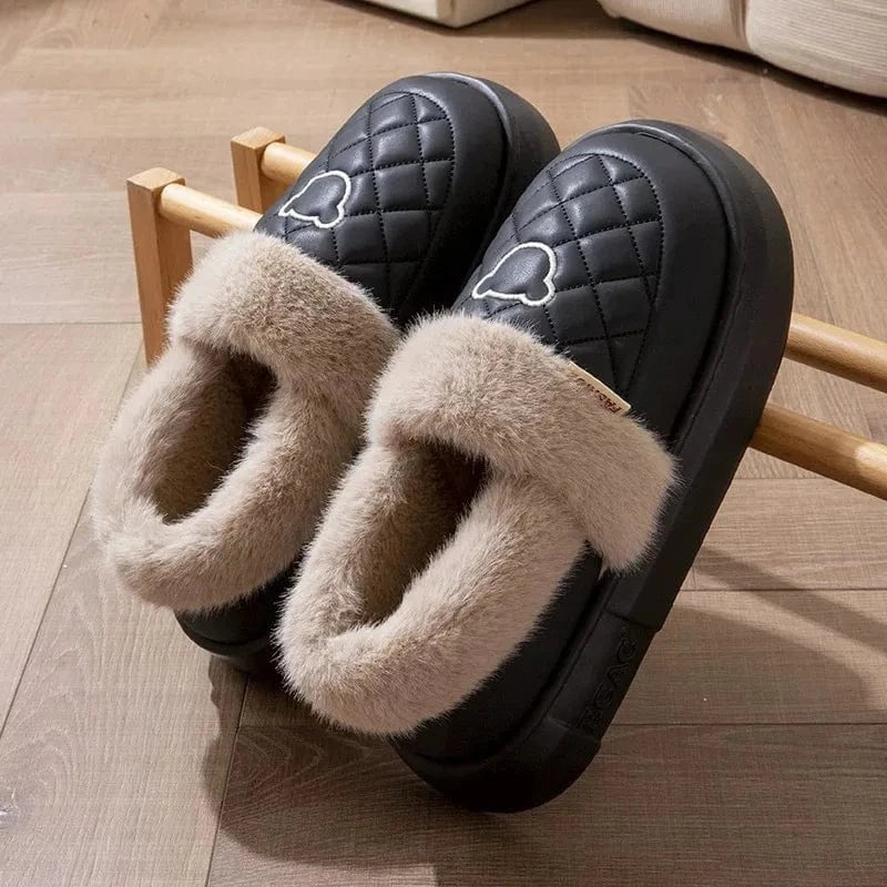 Chaussons en Cuir Élégance