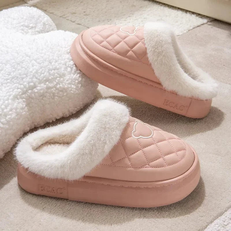 Chaussons en Cuir Élégance