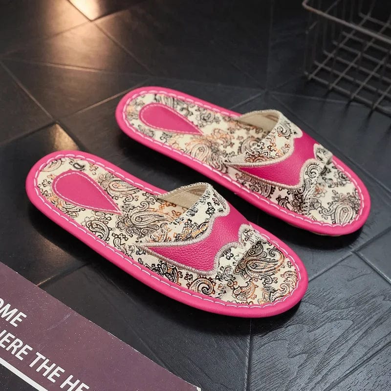 Pantoufle Claquette en Cuir Luxe
