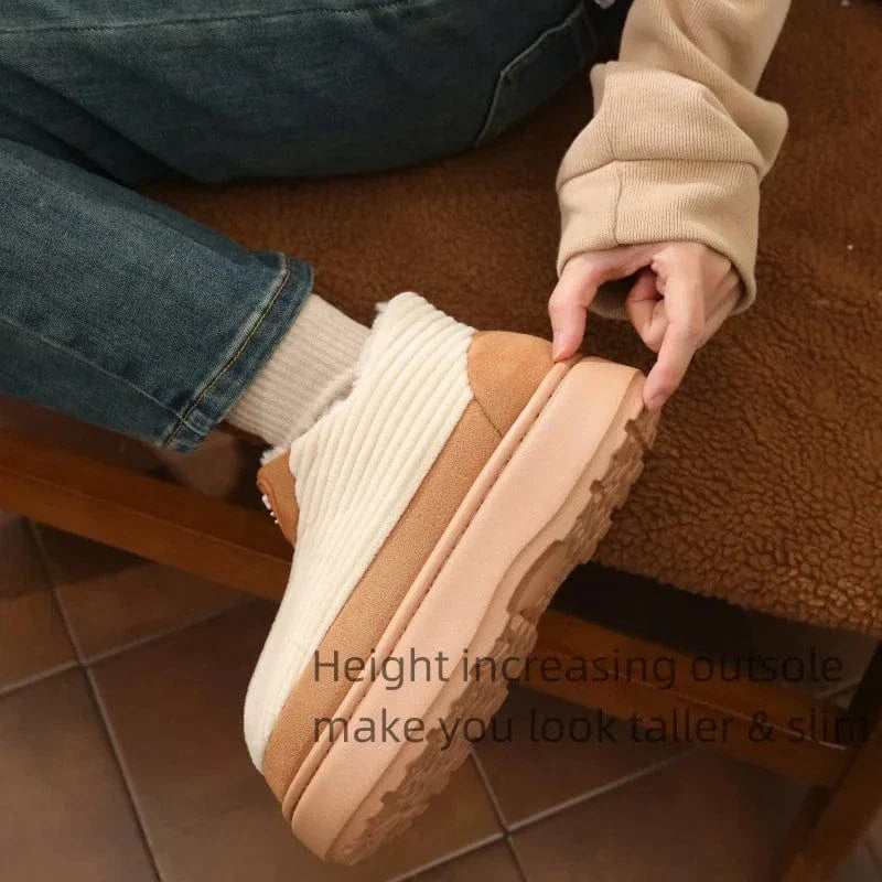 Chausson Fourré Élégance | Bottine Chic
