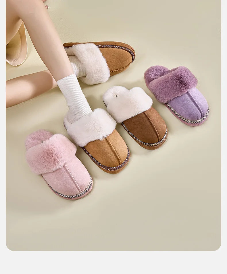 Chausson Fourrure Éclatant | Mode Trendy