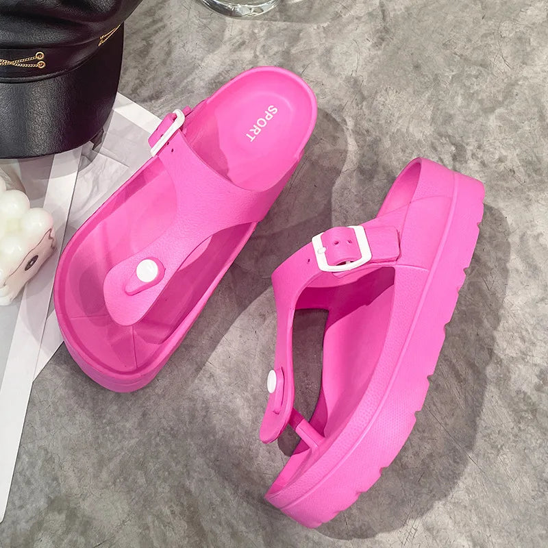 Chausson Sandale Femme Été Luxe | Plateforme EVA Élégante