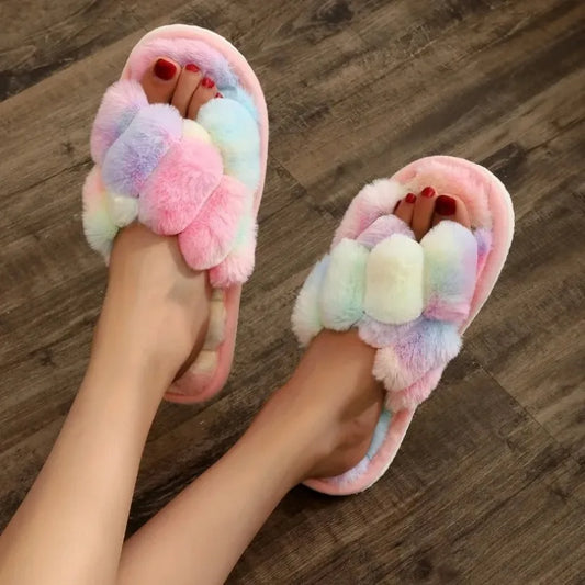 Chaussons en Fourrure Luxe