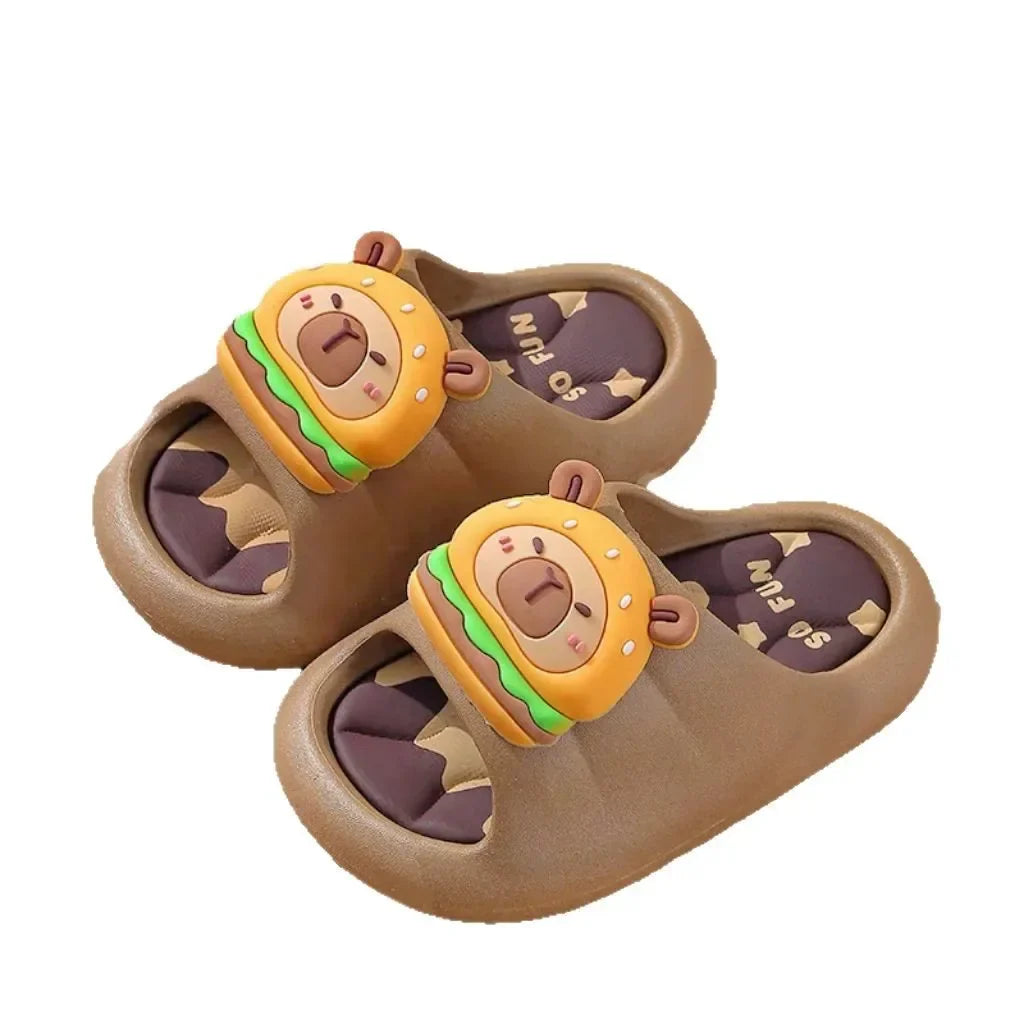 Chaussons Enfant Capybara : Confort et Éléganse pour Petits Pieds