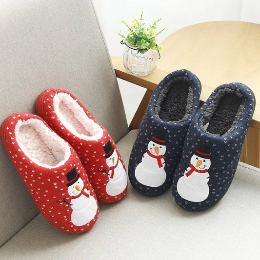 Chausson Bonhomme de Neige Magique