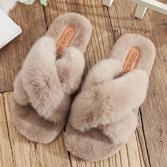 Chaussons Claquettes Fourrées Luxe