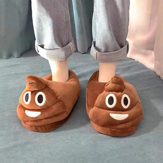 Chaussons Emoji Caca Fun