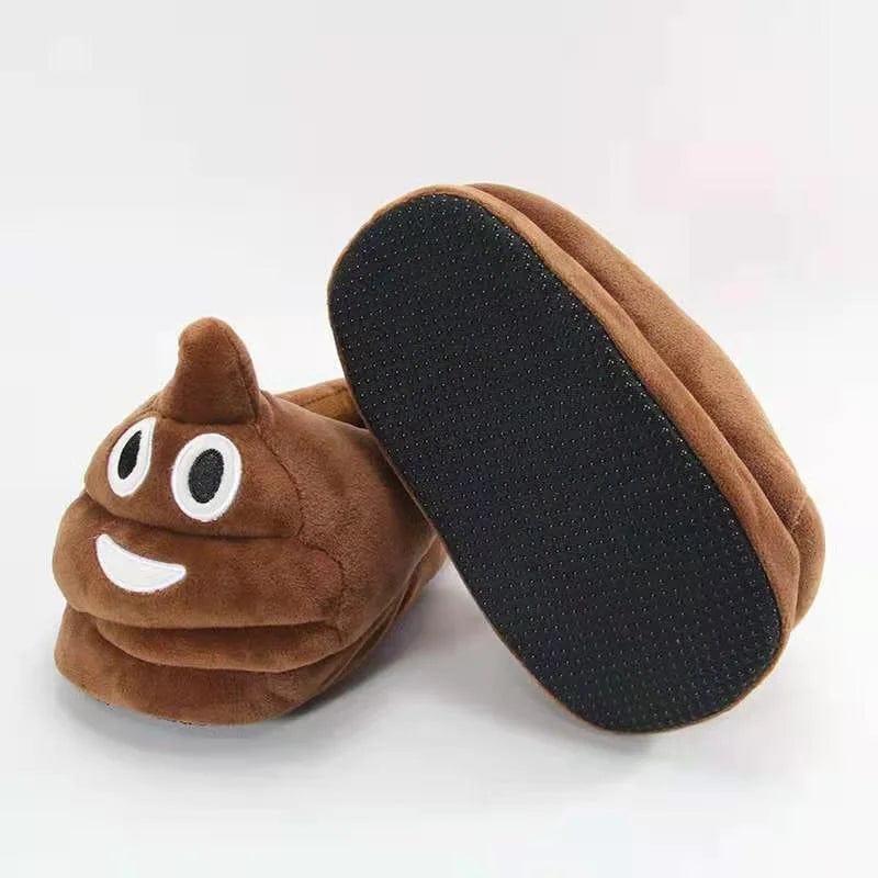 Chaussons Emoji Caca Fun