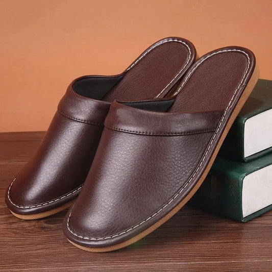 Chausson en Cuir Élégance
