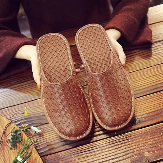 Chausson en Cuir Élégance