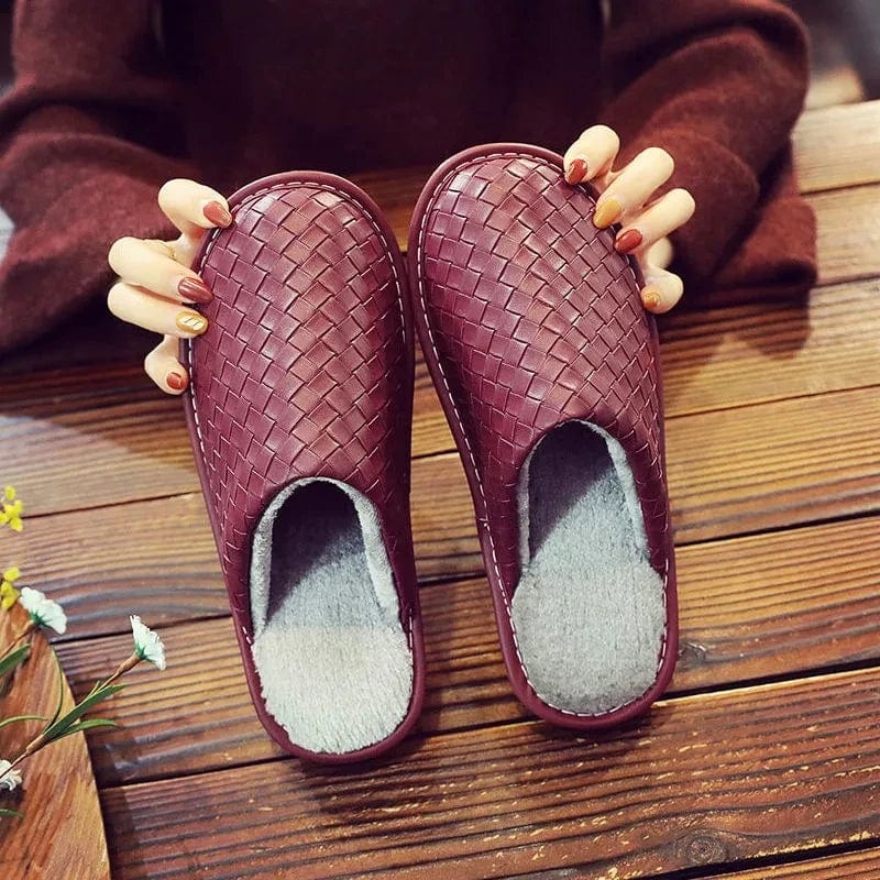 Chausson en Cuir Élégance