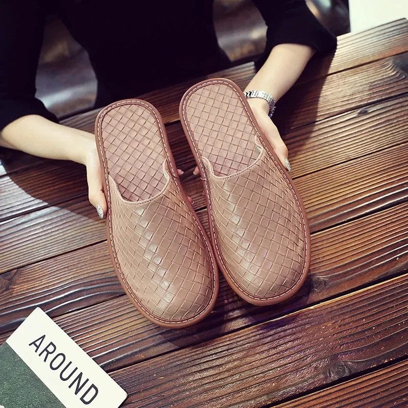 Chausson en Cuir Élégance