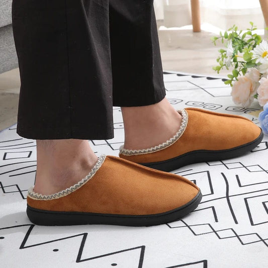 Chaussons en Daim Hiver Élégance