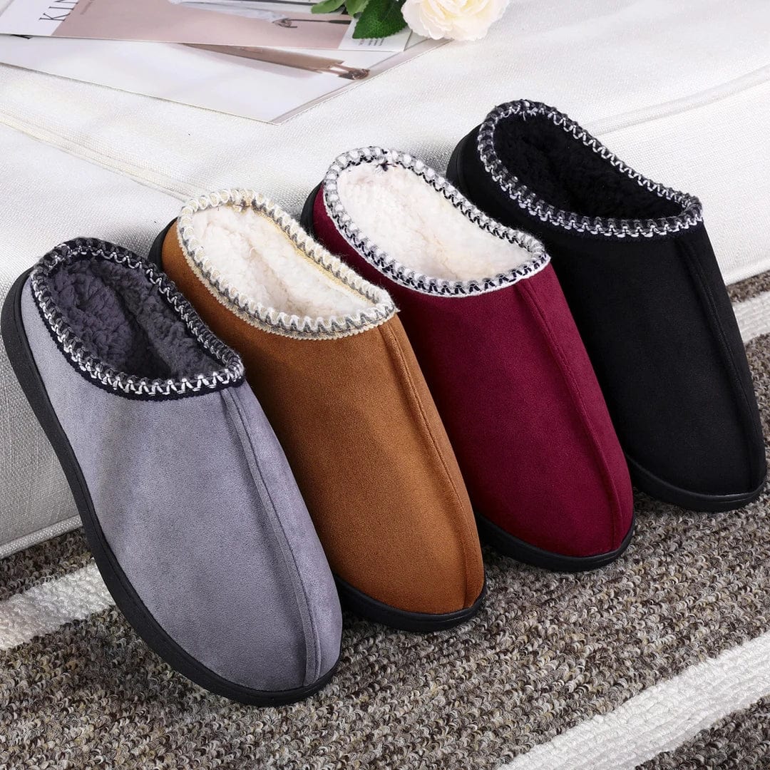 Chaussons en Daim Hiver Élégance