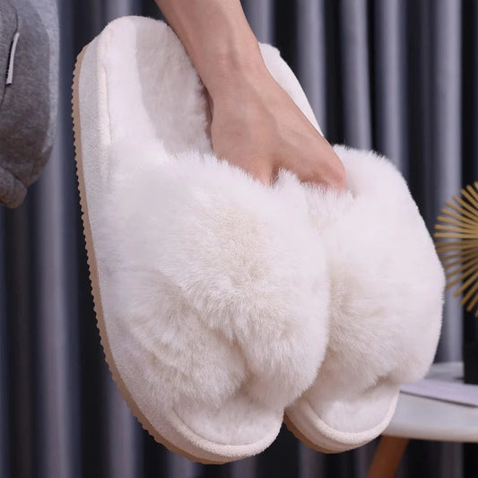 Chaussons en Fourrure Chic