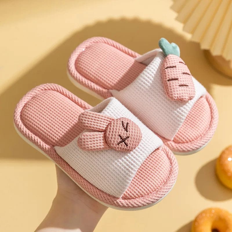 Chausson Éponge Enfant Lapin Doux & Joyeux