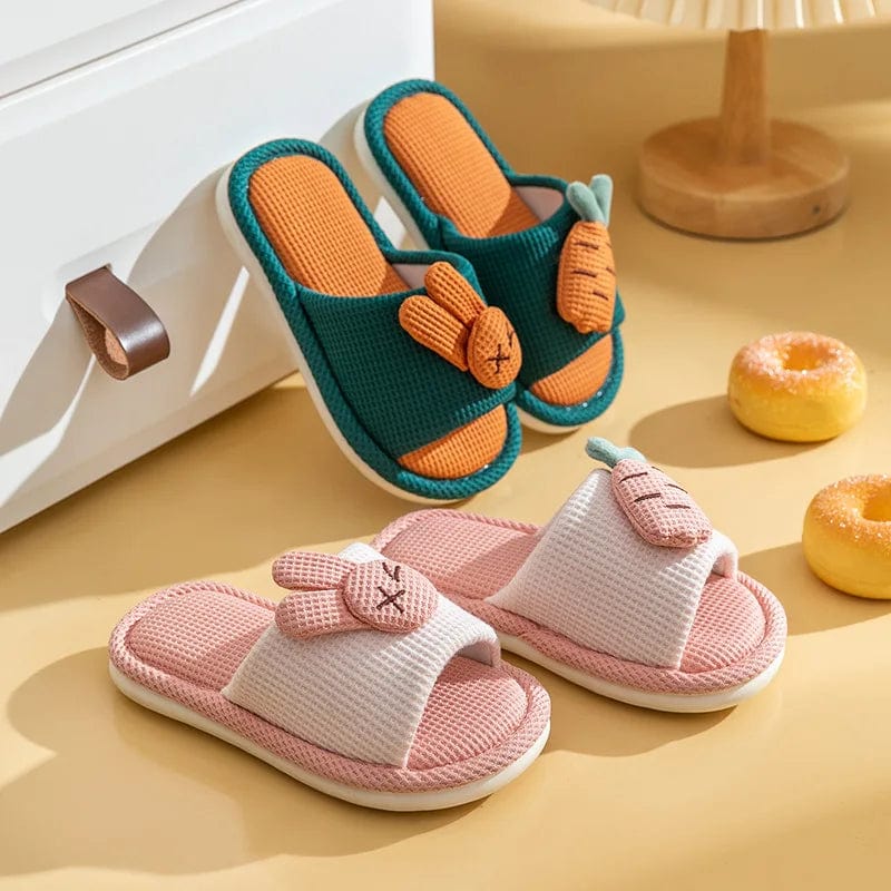 Chausson Éponge Enfant Lapin Doux & Joyeux
