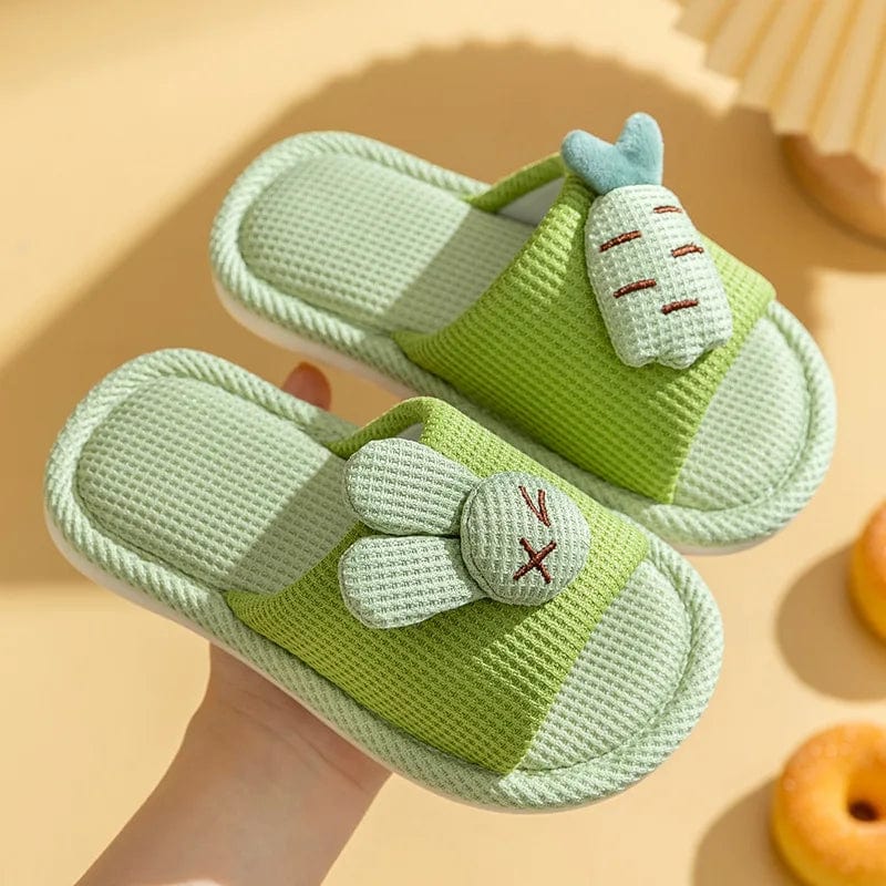 Chausson Éponge Enfant Lapin Doux & Joyeux