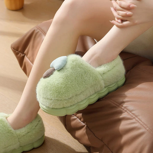 Chaussons en fourrure tendance et ludiques