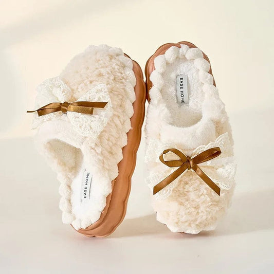 Chaussons Kawaii en Moumoute Douillette
