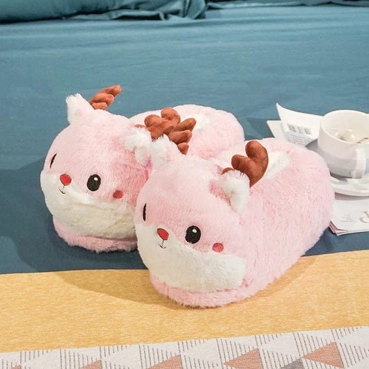 Chaussons Rose Cerf
