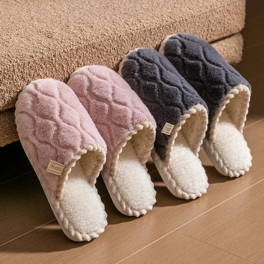 Chaussons Femme Hiver | Confort en Coton Moelleux