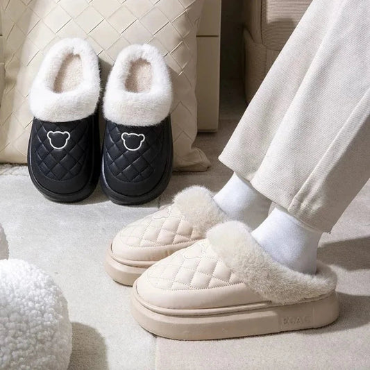 Chaussons en Cuir Élégance