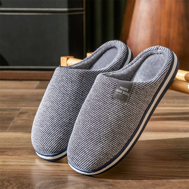 Pantoufle homme rayée Chic et Confort